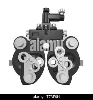 Phoropter Ophthalmic Testing Equipment Isolated Stock Photo