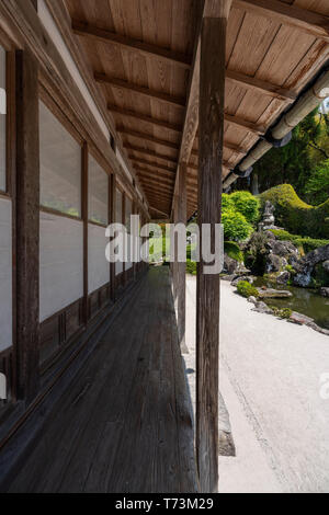 Mori Shigematsu's Garden, Chiran Samurai Residence Garden, Minami Kyushu City, Kagoshima Prefecture, Japan Stock Photo