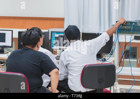 Back of Asian University students majoring in Computer Engineering ...