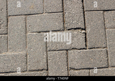 Abstract gray paving slab texture background. Close-up Stock Photo