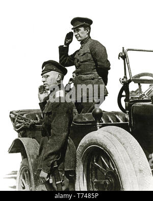 ALEXANDER KERENSKY (1881-1970) Russian revolutionary as Minister of War in 1917 Stock Photo