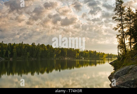 Dogtooth Lake, Rushing River Provincial Park, near Kenora; Ontario, Canada Stock Photo