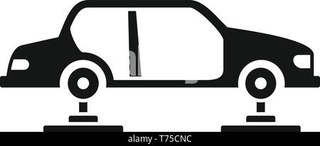 Car assembly icon. Simple illustration of car assembly vector icon for web design isolated on white background Stock Vector