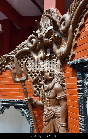 Entrance of Gupteshwar Mahadev Cave, Pokhara, Nepal Stock Photo