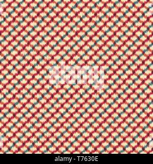 Seamless Ikat color etchnic Background vector embroidery Pattern. Stock Vector