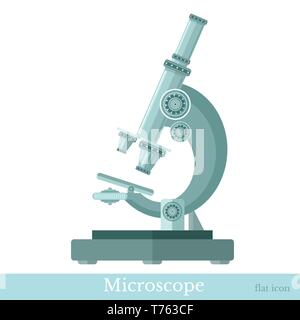 Flat style binoculars icon isolated on white Stock Vector