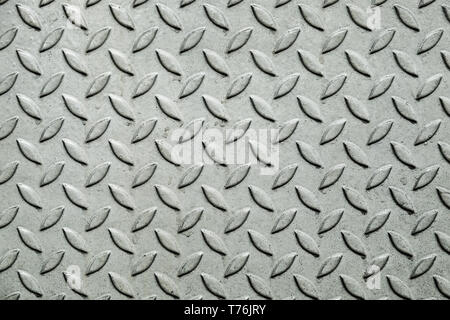 Pattern industry steel striped dirty floor background Stock Photo