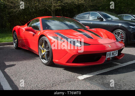 Expensive classic sports cars Stock Photo
