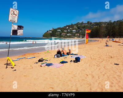 Impressionen: Palm beach, Sydney, Australia. Stock Photo