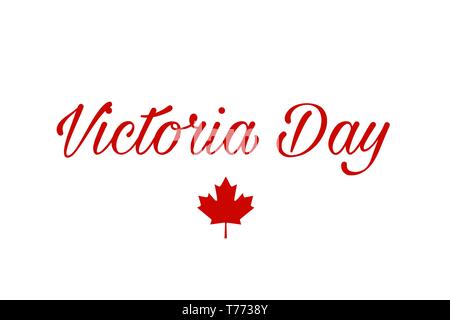 Vector Illustration to Celebrate Victoria Day. Stock Vector