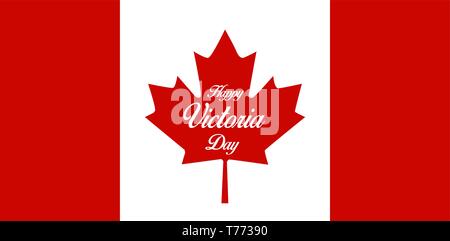 Vector Illustration to Celebrate Victoria Day. Stock Vector