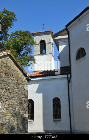 church, Sočerga, Slovenia, templom Stock Photo