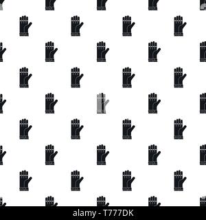 Welding glove pattern seamless vector repeat geometric for any web design Stock Vector