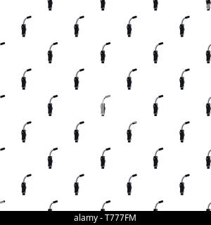 Welding head pattern seamless vector repeat geometric for any web design Stock Vector