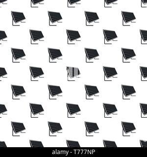 Battery solar panel pattern seamless vector repeat geometric for any web design Stock Vector