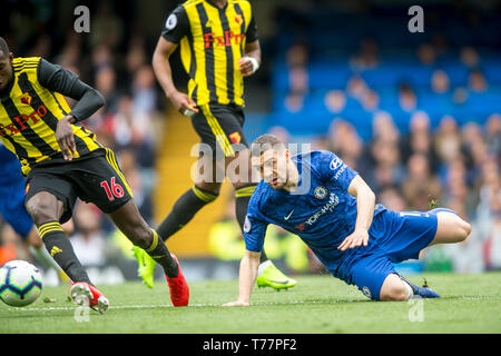 London, UK. 05th May, 2019. Mateo Kovacic of Chelsea during the Premier League match between Chelsea and Watford at Stamford Bridge, London, England on 5 May 2019. Photo by Salvio Calabrese. Editorial use only, license required for commercial use. No use in betting, games or a single club/league/player publications. Credit: UK Sports Pics Ltd/Alamy Live News