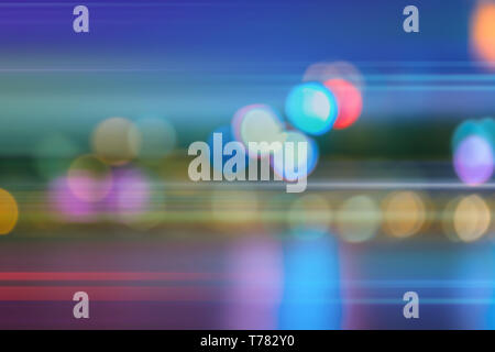 Abstract colorful circular bokeh background, abstract background Stock Photo
