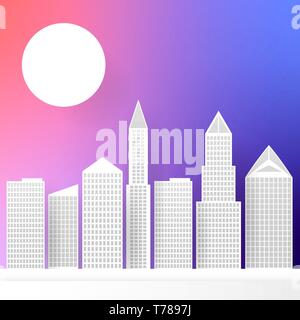 City paper abstract multi-colored background for your needs . Vector illustration Stock Vector