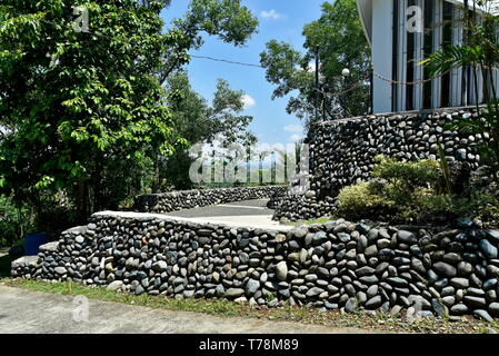 Santiago city, Isabela, Philippines skyline from and around Dariok hill at the day, top of the hill Stock Photo