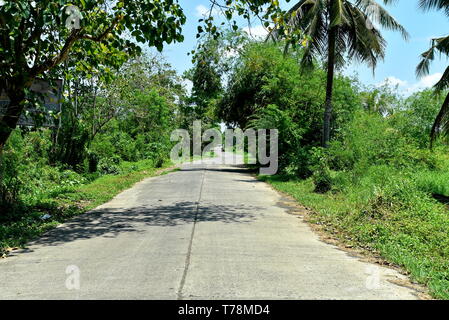 Santiago city, Isabela, Philippines skyline from and around Dariok hill at the day, top of the hill Stock Photo