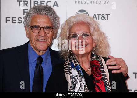 New York, USA. 03rd May, 2019. NEW YORK, NY - MAY 03. 2019: Eric Begosian and Jo Anne Bonney attends at 'It Takes A Lunatic' 2019 Tribeca Film Festival at Stella Artois Theater at BMCC Tribeca Performing Arts Center Credit: Miro Vrlik /Pacific Press/Alamy Live News Stock Photo