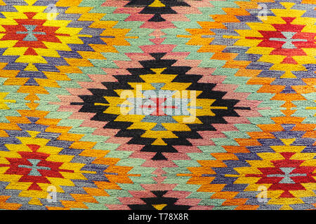 Beautiful orient carpet on Grand Bazar Stock Photo