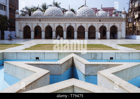 Dhaka, Bangladesh : Sitara Mosque (Star Mosque) built in the early 18th century in the Armanitola area of Old Dhaka. Stock Photo