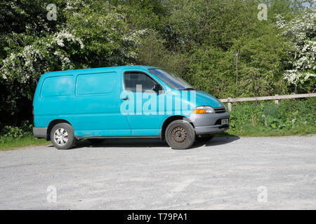 May 2019 - Secret camper - A van used for living in but with almost no  outward signs Stock Photo - Alamy