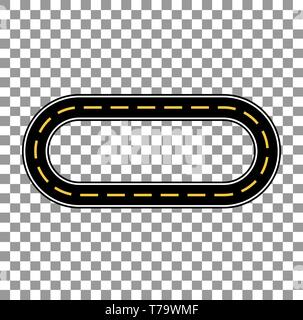 Elliptical race on transparent plaid background vector illustration Stock Vector