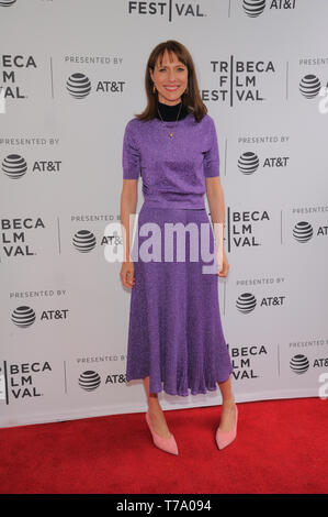 NEW YORK, NY - APRIL 27: Writer and director Dolly Wells attends the premiere of 'Good Posture' during the 2019 Tribeca Film Festival at SVA Theater o Stock Photo