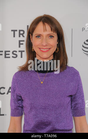 NEW YORK, NY - APRIL 27: Writer and director Dolly Wells attends the premiere of 'Good Posture' during the 2019 Tribeca Film Festival at SVA Theater o Stock Photo