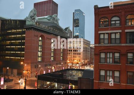 Harold Washington Library, the central Chicago Public Library, Chicago Loop, Chicago, Illinois Stock Photo