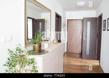 entry hall in contemporary home Stock Photo