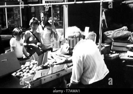 Hawes Market in 1984 Stock Photo