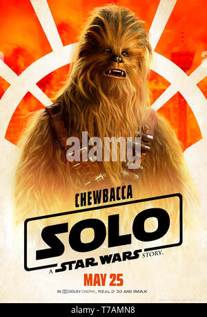 Solo A Star Wars Story Chewbacca Stock Photo Alamy