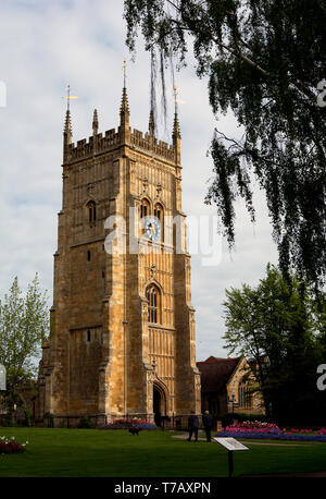 The Abbey Bell Tower, Evesham, Worcestershire, England, UK Stock Photo