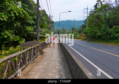 Phet Kasem Road, main road, near national park, Khao Lak, Thailand Stock Photo