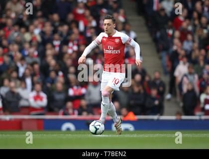 London, UK. 05th May, 2019. Mesut Ozil (A) at the Arsenal v Brighton and Hove Albion English Premier League football match at The Emirates Stadium, London, UK on May 5, 2019. **Editorial use only, license required for commercial use. No use in betting, games or a single club/league/player publications** Credit: Paul Marriott/Alamy Live News Stock Photo