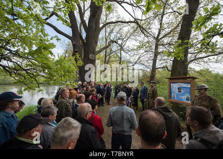 A commemorative plaque was unveiled near Litvinovice, Czech Republic ...