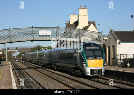 Kildare Station ,Ireland, April 2010, an Iarnrod Eireann train service Stock Photo