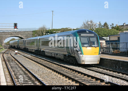 kildare station ,Ireland, April 2010, an Iarnrod Eireann train service Stock Photo