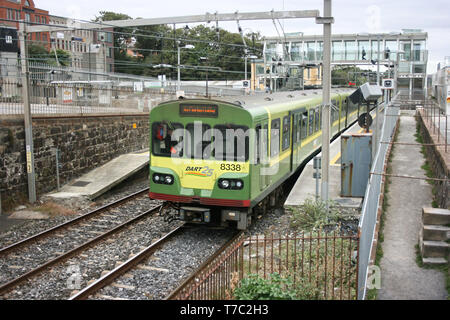 Dublin Heuston ,Ireland, April 2009, an Iarnrod Eireann train service Stock Photo