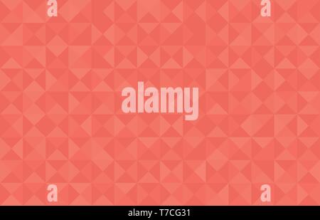 Coral trendy color 2019 abstract background Stock Vector