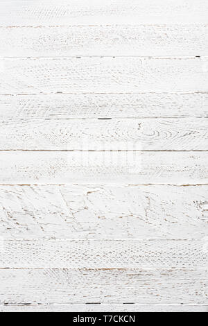 White wooden planks vertical texture background Stock Photo