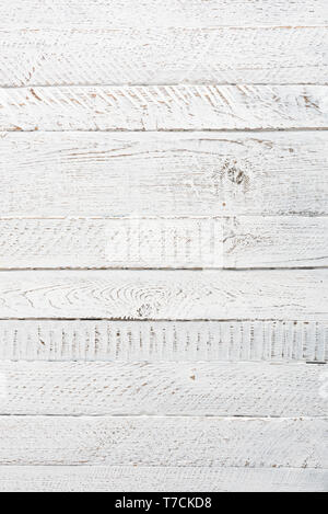 White wooden planks vertical background Stock Photo