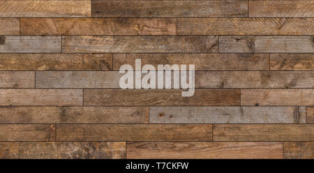 Seamless wood texture. Vintage naturally weathered hardwood planks wooden floor background, sharp and highly detailed. Stock Photo