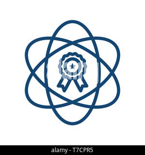 Core Values Outline & Line Icon Conveying Integrity & Purpose Stock Vector
