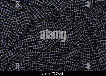 Creative checkered fabric with textile texture background Stock Photo