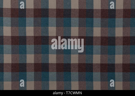 Creative checkered fabric with textile texture background Stock Photo