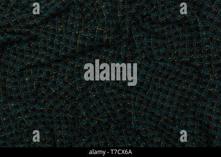 Creative checkered fabric with textile texture background Stock Photo